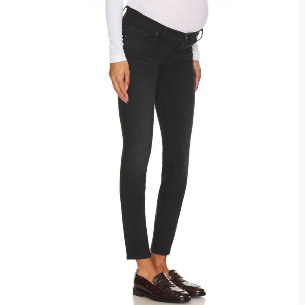 Hatch NWT The Slim Maternity Jean in Onyx